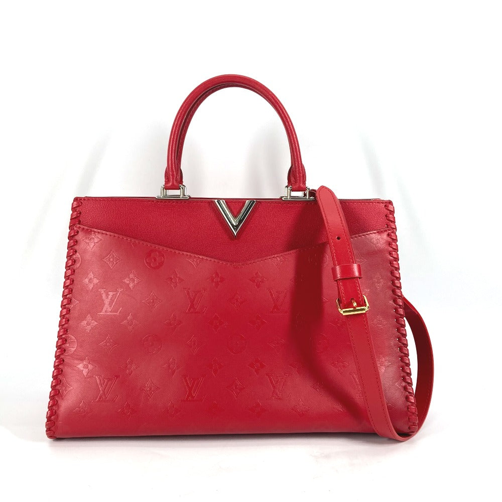 LOUIS VUITTON M54146 モノグラム ヴェリージップ トート 2WAY ハンドバッグ トートバッグ 斜め掛け ショルダーバッグ レザー レディース ルビー レッド