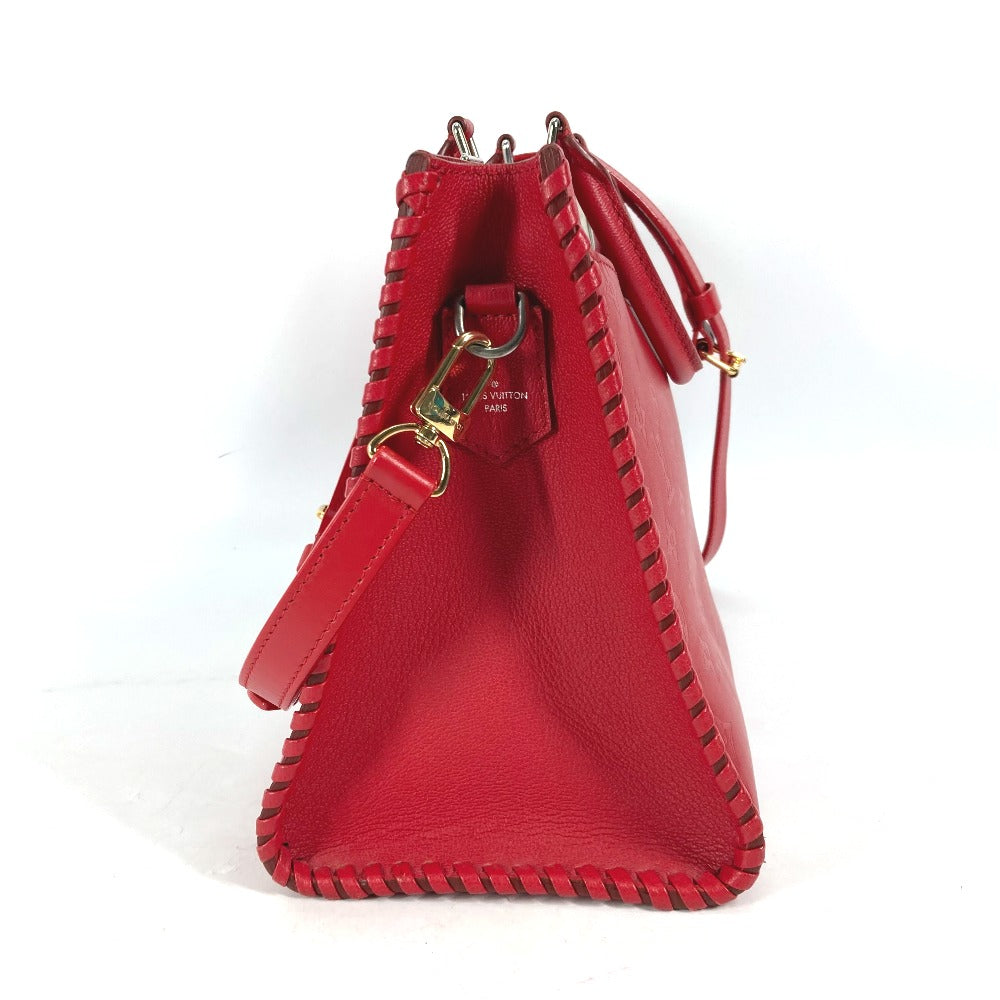 LOUIS VUITTON M54146 モノグラム ヴェリージップ トート 2WAY ハンドバッグ トートバッグ 斜め掛け ショルダーバッグ レザー レディース ルビー レッド