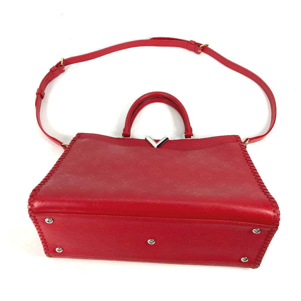 LOUIS VUITTON M54146 モノグラム ヴェリージップ トート 2WAY ハンドバッグ トートバッグ 斜め掛け ショルダーバッグ レザー レディース ルビー レッド
