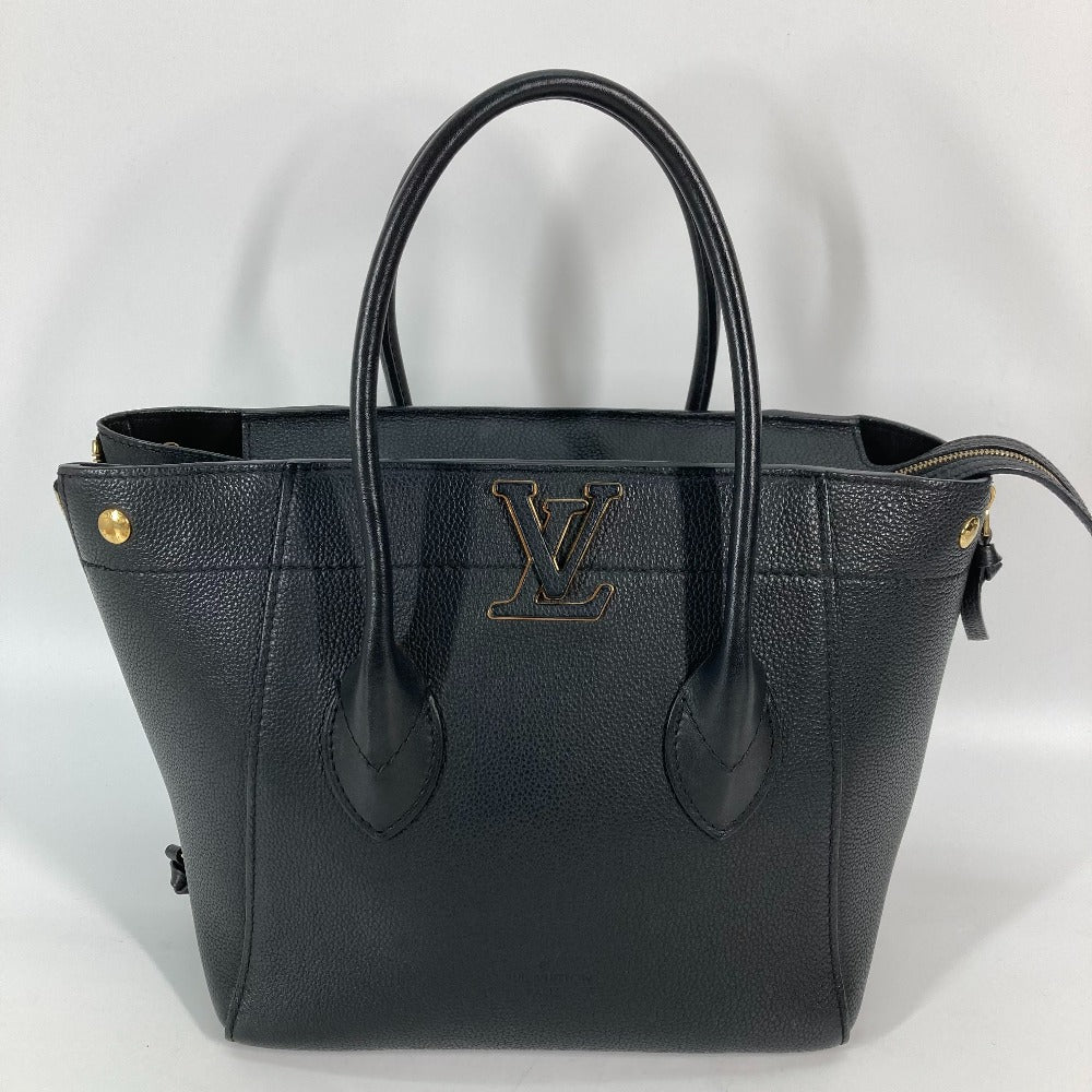 LOUIS VUITTON M54843 カバン フリーダム 2WAY トートバッグ 肩掛け ショルダーバッグ ハンドバッグ トリヨンレザー レディース ノワール ブラック