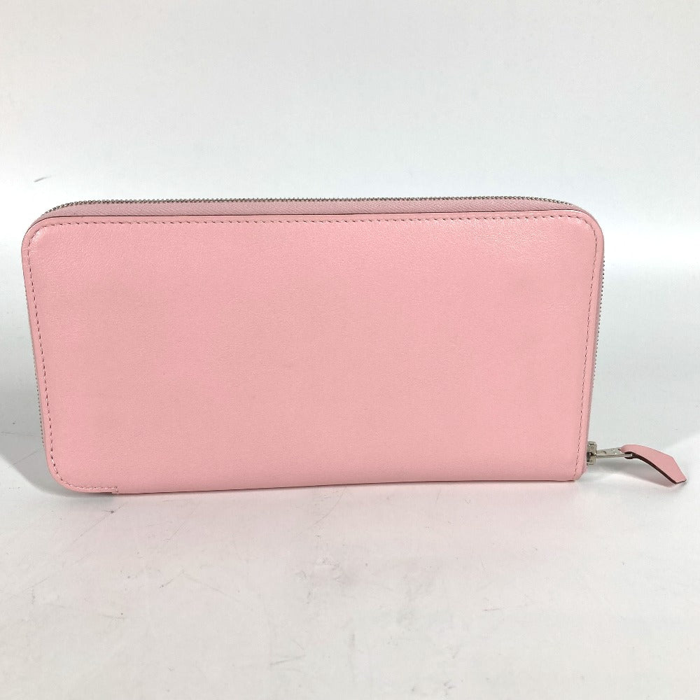 HERMES ロングウォレット アザップロング ラウンドファスナー 長財布 スイフト レディース ローズサクラ ピンク