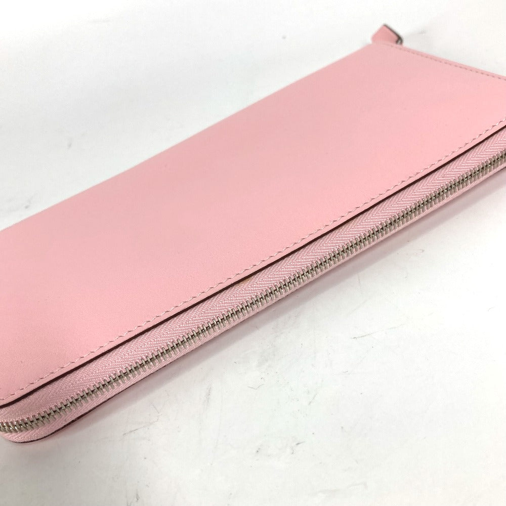 HERMES ロングウォレット アザップロング ラウンドファスナー 長財布 スイフト レディース ローズサクラ ピンク
