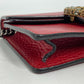 GUCCI 476432 2WAY バッグ ポーチ クラッチバッグ ディオニュソス ラインストーン チェーン 斜め掛け ショルダーバッグ レザー レディース レッド
