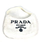PRADA 1NE515 テリー ミニ Re-Edition 2000 SPUGNA ロゴ カバン ハンドバッグ ショルダーバッグ 肩掛け トートバッグ ファブリック レディース ホワイト