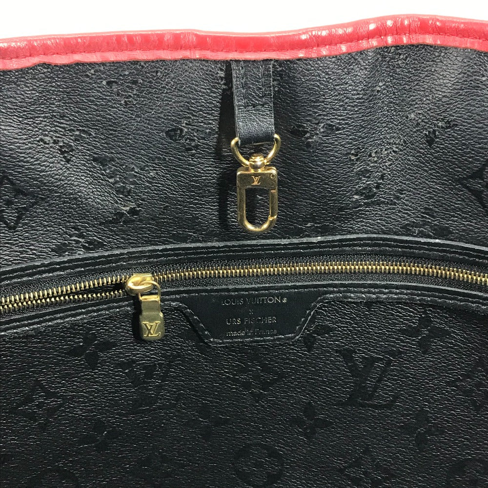 LOUIS VUITTON M45544 LVxUF ウルスフィッシャー ネヴァーフル MM カバン バッグ 肩掛け ショルダーバッグ ポーチ付き トートバッグ モノグラムタフタージュキャンバス レディース レッド