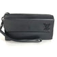 LOUIS VUITTON M69831 アエログラム ジッピーウォレット ロングウォレット ラウンドファスナー 長財布 グレインレザー メンズ ノワール ブラック