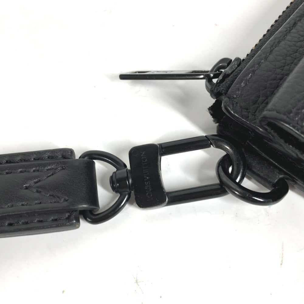LOUIS VUITTON M69831 アエログラム ジッピーウォレット ロングウォレット ラウンドファスナー 長財布 グレインレザー メンズ ノワール ブラック