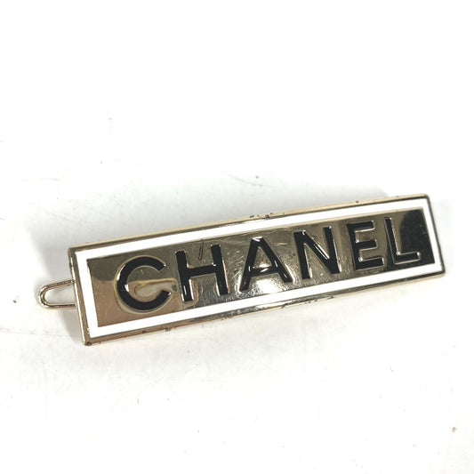 CHANEL B21B ロゴ ヘアアクセサリー ヘアピン バレッタ メタル レディース ゴールド