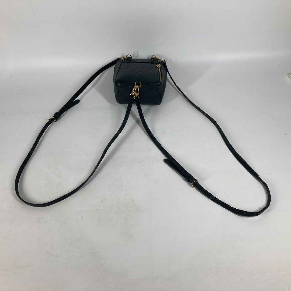 LOUIS VUITTON M80596 モノグラムアンプラント タイニー バックパック カバン リュックサック モノグラムアンプラントレザー レディース ノワール ブラック