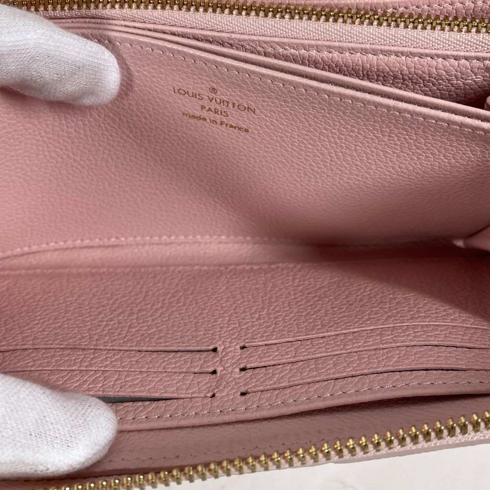 LOUIS VUITTON M81299 モノグラムアンプラント サマースターダスト ジッピーウォレット ラウンドファスナー 長財布 モノグラムアンプラントレザー レディース ピンク