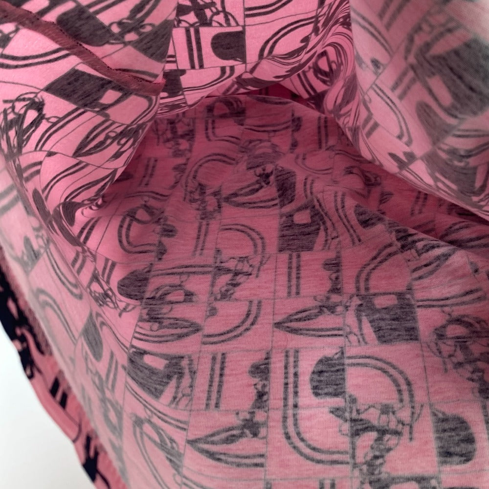 HERMES アパレル 半袖 ブライズ ド ガラ アン デソルドレ アパレル トップス 半袖Ｔシャツ コットン レディース ピンク