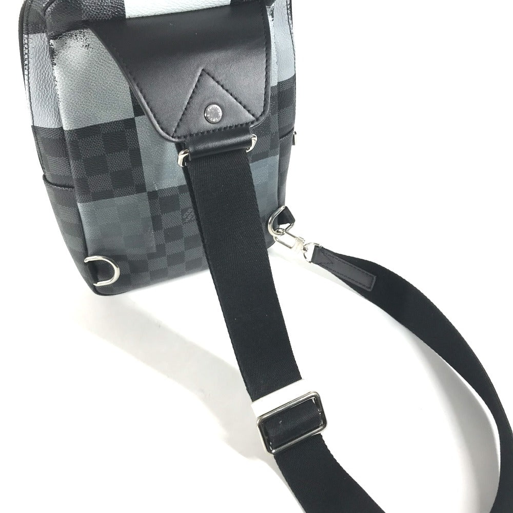 LOUIS VUITTON N40403 ダミエグラフィットジャイアント アヴェニュー・スリングバック カバン クロス ショルダーバッグ ボディバッグ キャンバス メンズ ブラック