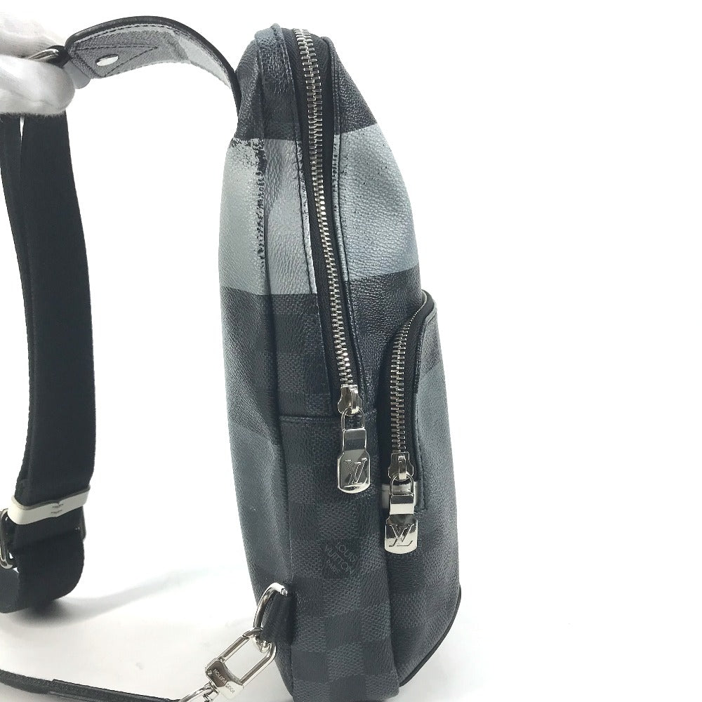 LOUIS VUITTON N40403 ダミエグラフィットジャイアント アヴェニュー・スリングバック カバン クロス ショルダーバッグ ボディバッグ キャンバス メンズ ブラック