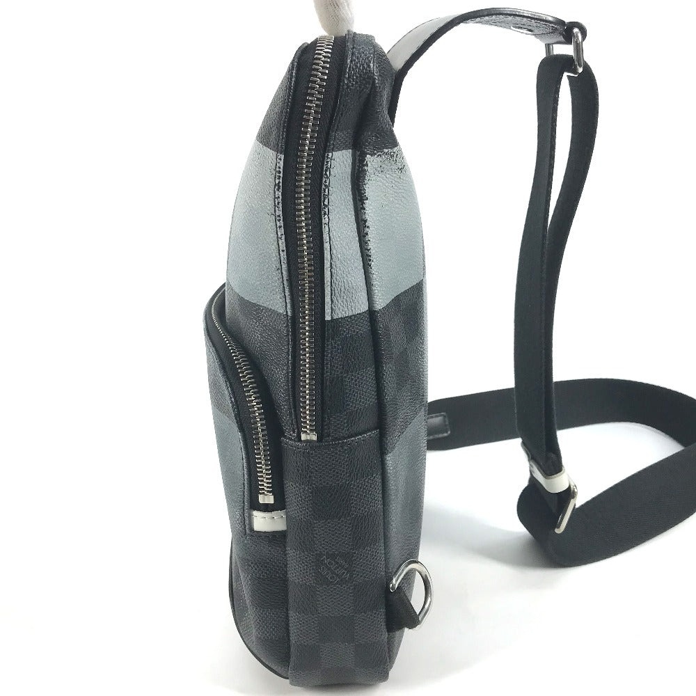 LOUIS VUITTON N40403 ダミエグラフィットジャイアント アヴェニュー・スリングバック カバン クロス ショルダーバッグ ボディバッグ キャンバス メンズ ブラック