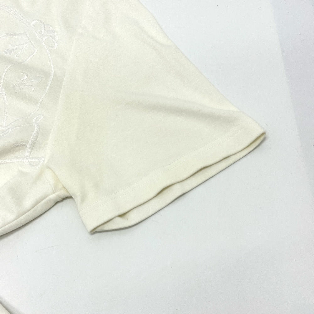 Berluti オールオーバー 刺繍スクリット Tシャツ アパレル トップス 半袖Ｔシャツ コットン メンズ ホワイト