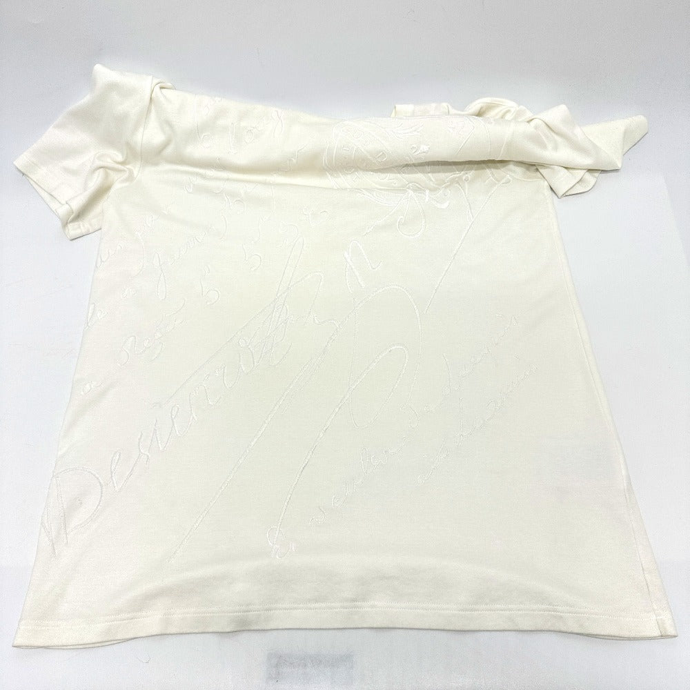 Berluti オールオーバー 刺繍スクリット Tシャツ アパレル トップス 半袖Ｔシャツ コットン メンズ ホワイト