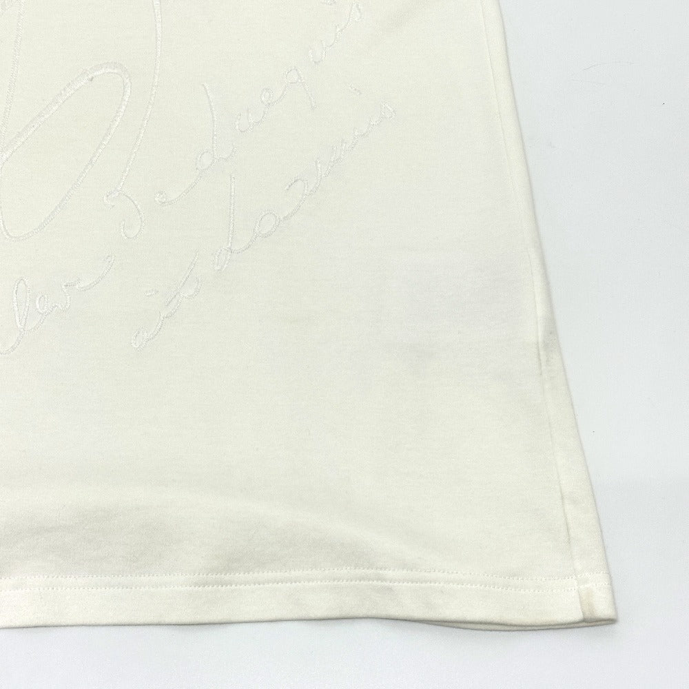 Berluti オールオーバー 刺繍スクリット Tシャツ アパレル トップス 半袖Ｔシャツ コットン メンズ ホワイト