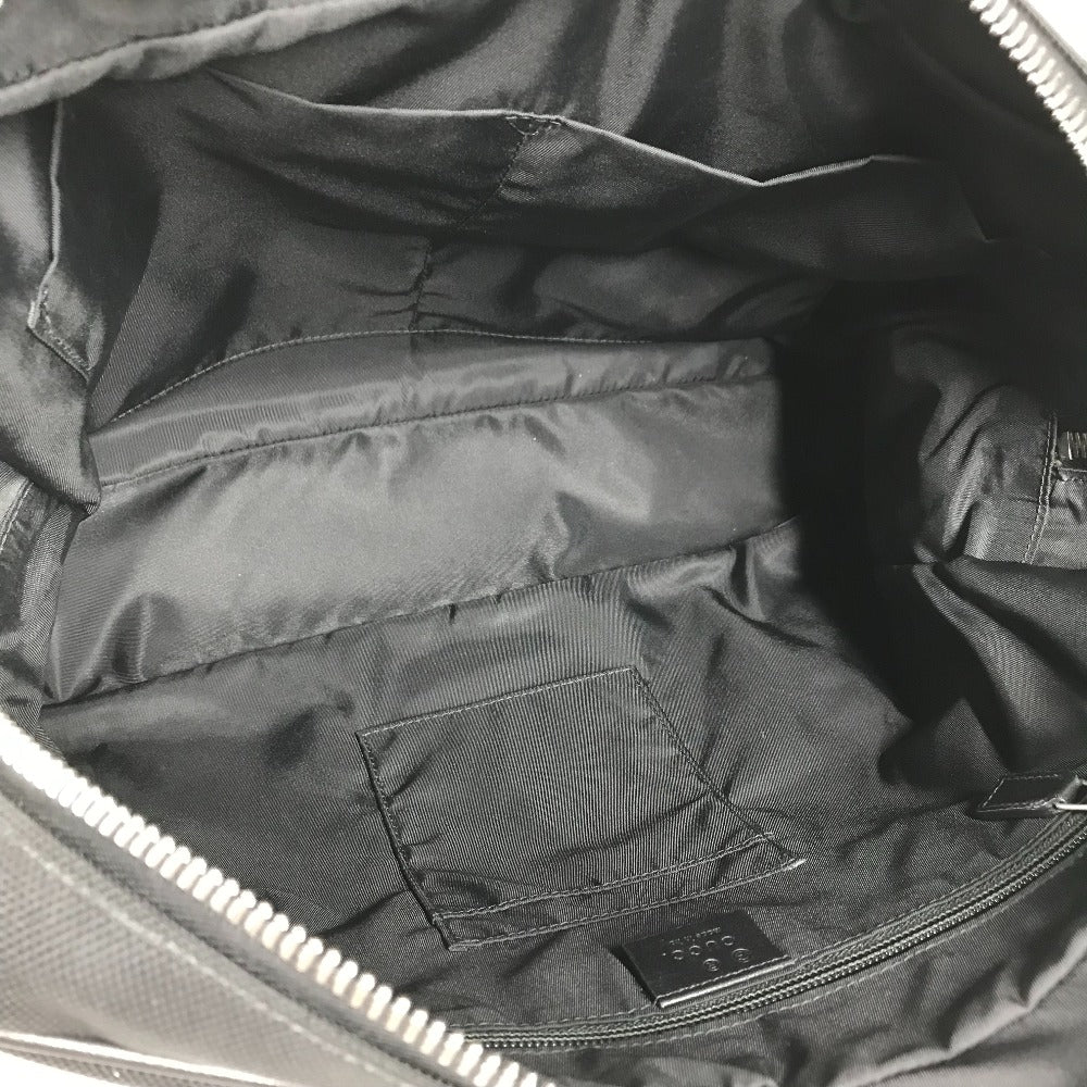 GUCCI 630922 シェリーライン ビジネスバッグ カバン ハンドバッグ ショルダーバッグ トートバッグ レザー/キャンバス レディース ブラック