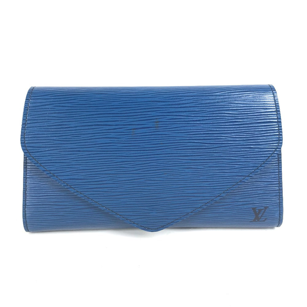 LOUIS VUITTON M52635 Epi Leather Art Deco Pouch/Clutch Bag in Toledo Blue