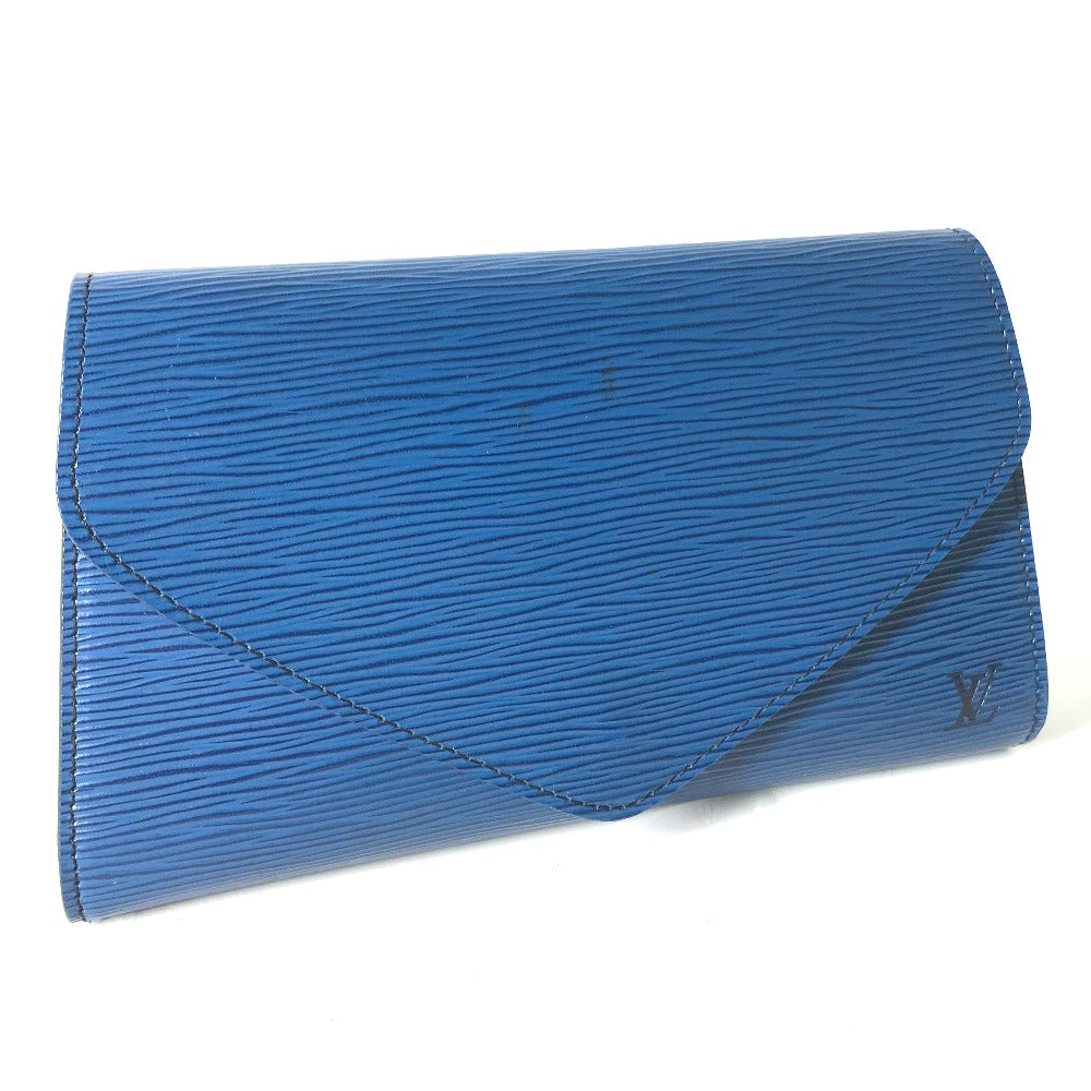 LOUIS VUITTON M52635 Epi Leather Art Deco Pouch/Clutch Bag in Toledo Blue