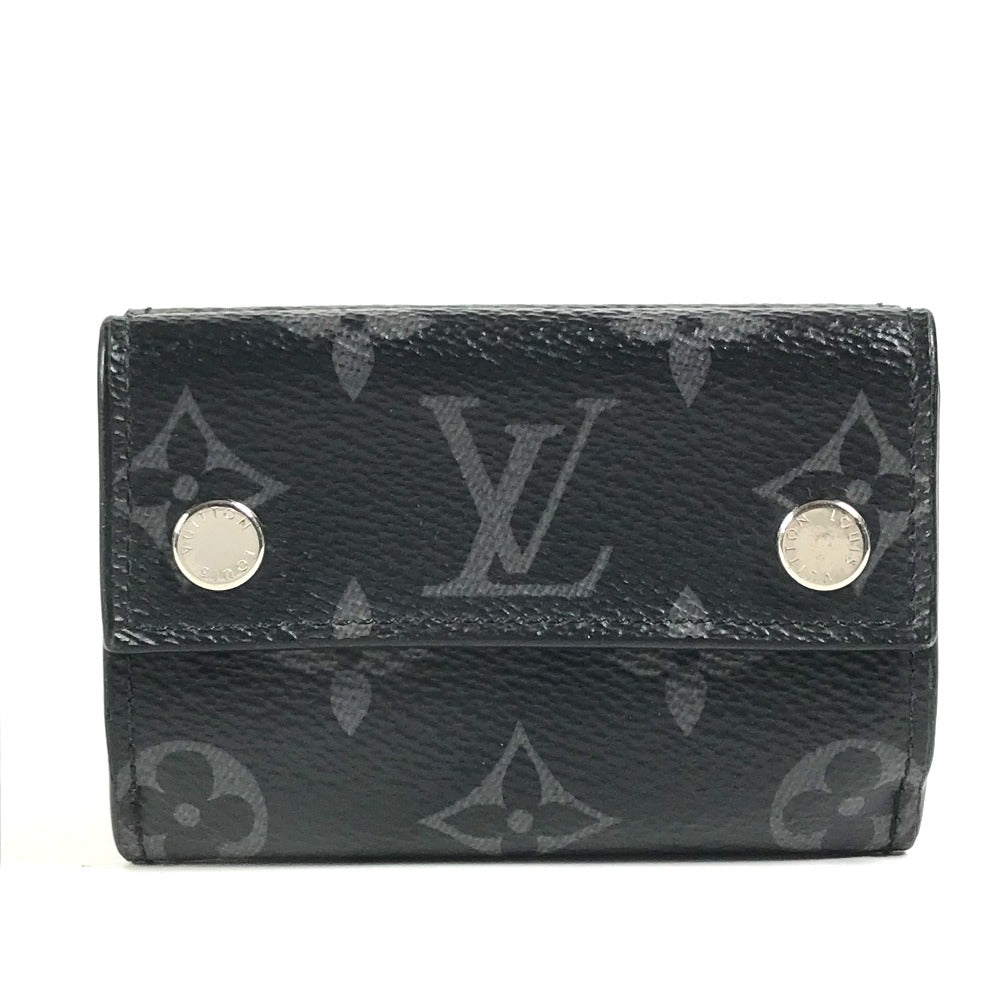 LOUIS VUITTON M67630 モノグラムエクリプス ディスカバリー コンパクト コンパクトウォレット 3つ折り財布 モノグラムエクリプスキャンバス メンズ ブラック