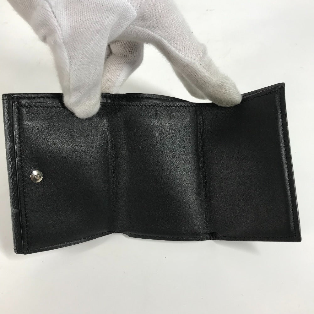 LOUIS VUITTON M67630 モノグラムエクリプス ディスカバリー コンパクト コンパクトウォレット 3つ折り財布 モノグラムエクリプスキャンバス メンズ ブラック