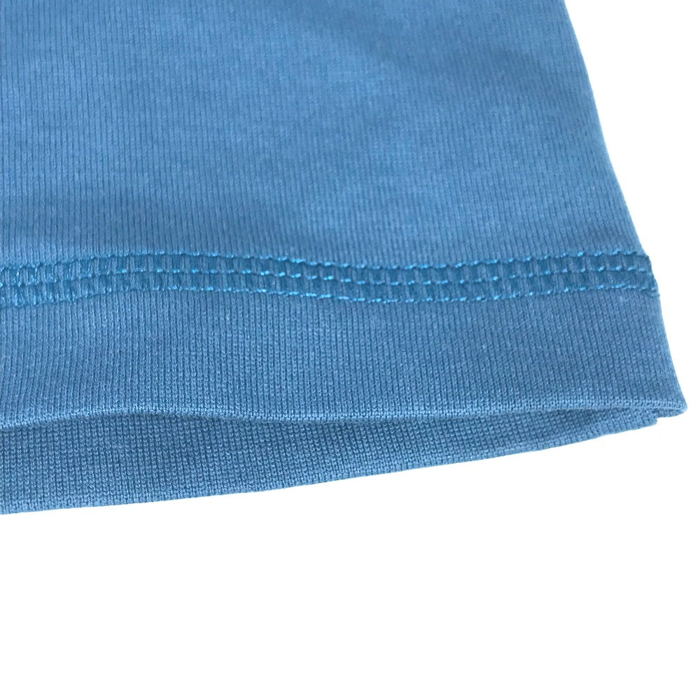 HERMES アパレル トップス 半袖 刺繍入りポケット アパレル 半袖Ｔシャツ コットン レディース ブルー