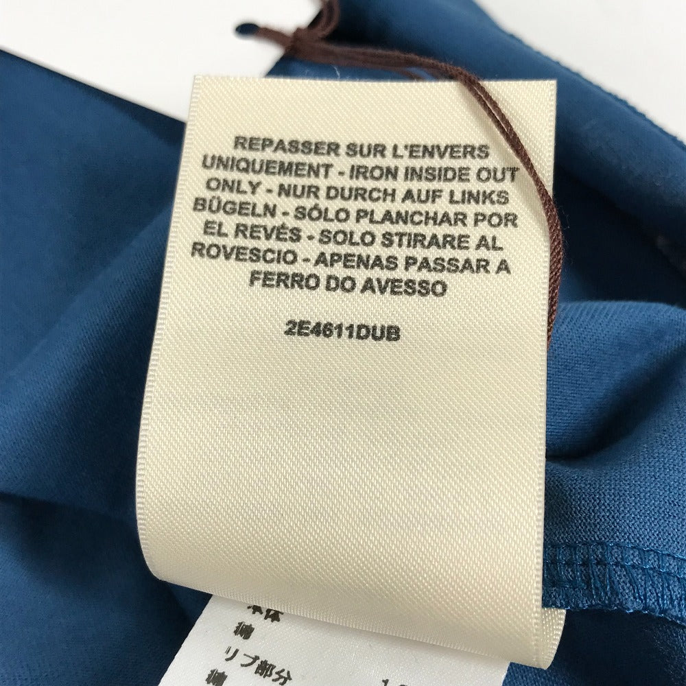 HERMES アパレル トップス 半袖 刺繍入りポケット アパレル 半袖Ｔシャツ コットン レディース ブルー