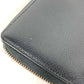 GUCCI 496317 ロゴ ロングウォレット ラウンドファスナー 長財布 レザー メンズ ブラック