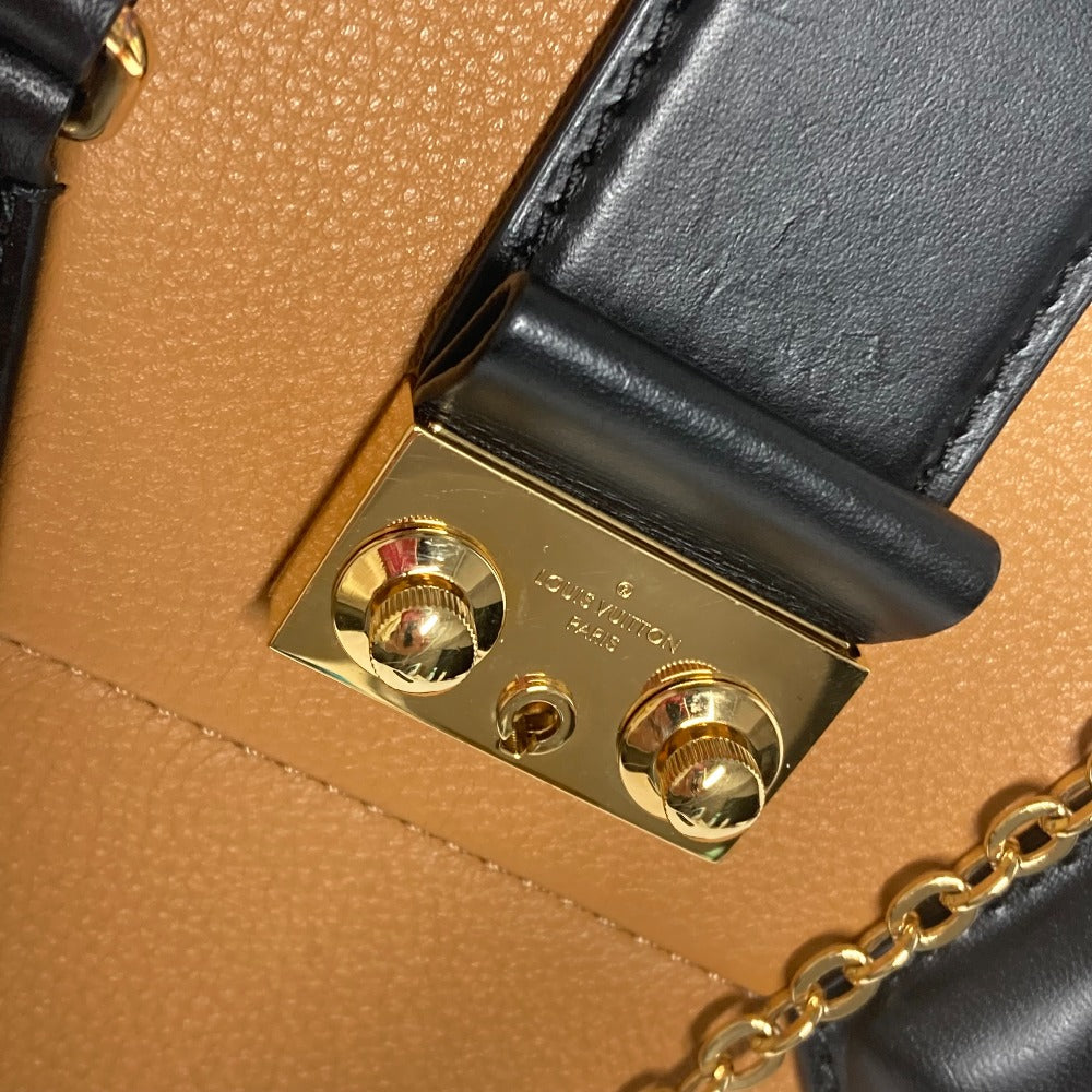LOUIS VUITTON M51654 スタッズ バイカラー クール・マルリーPM カバン トートバッグ ハンドバッグ レザー レディース ベージュ