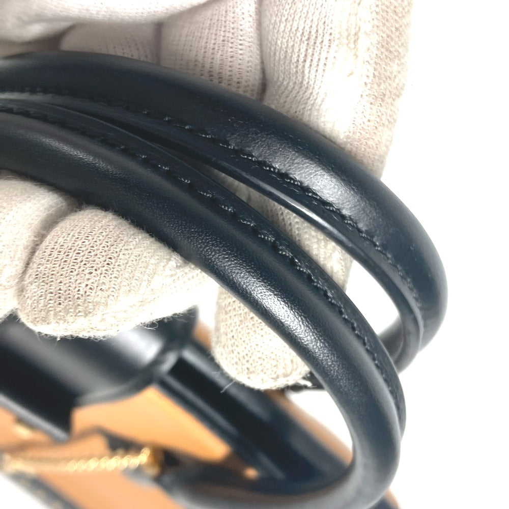 LOUIS VUITTON M51654 スタッズ バイカラー クール・マルリーPM カバン トートバッグ ハンドバッグ レザー レディース ベージュ