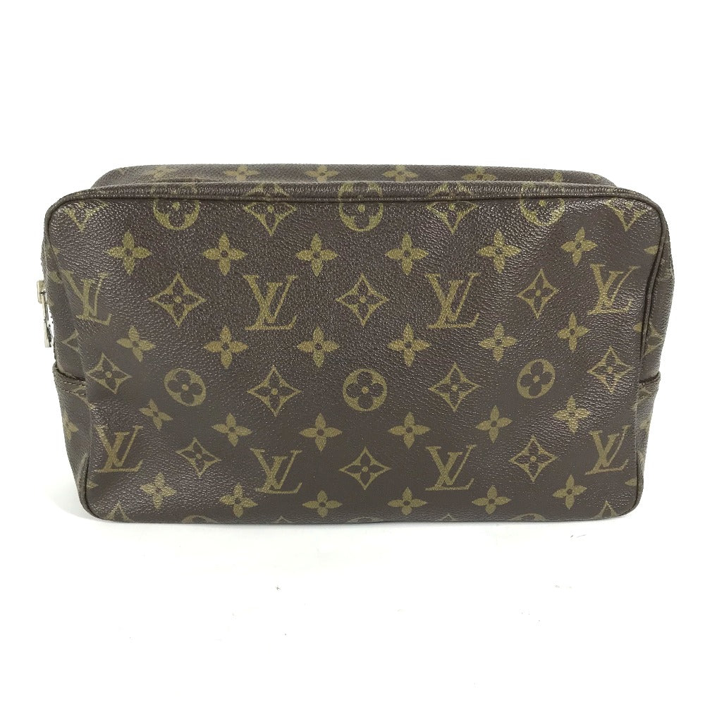 LOUIS VUITTON M47522 モノグラム トゥルーストワレット28 メイクポーチ 化粧ポーチ マルチポーチ 化粧ポーチ モノグラムキャンバス レディース ブラウン