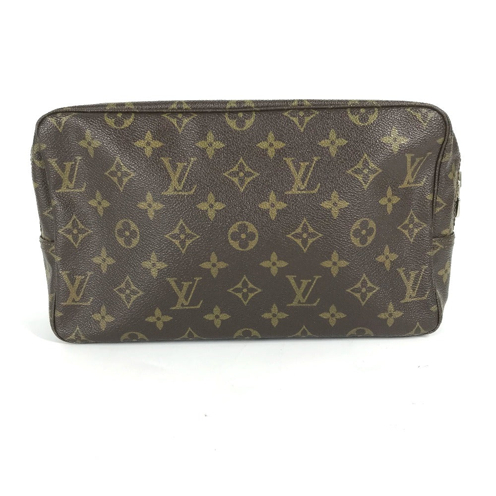 LOUIS VUITTON M47522 モノグラム トゥルーストワレット28 メイクポーチ 化粧ポーチ マルチポーチ 化粧ポーチ モノグラムキャンバス レディース ブラウン