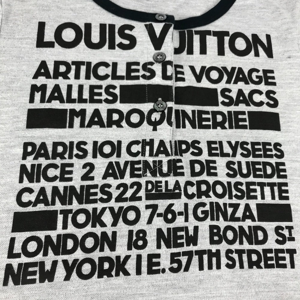 LOUIS VUITTON ロゴ アパレル トップス 半袖Ｔシャツ コットン レディース グレー