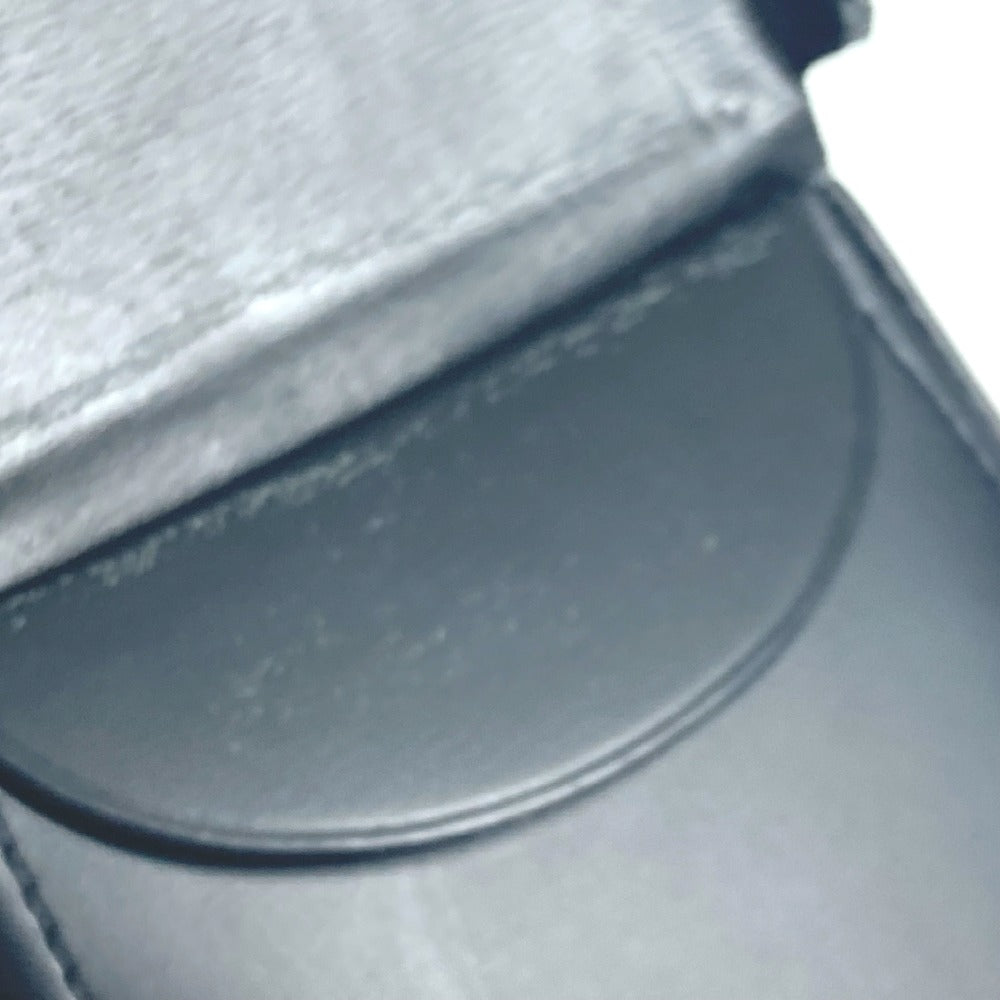 CARTIER マストライン ロゴ 財布 小銭入れ コインケース レザー メンズ ブラック
