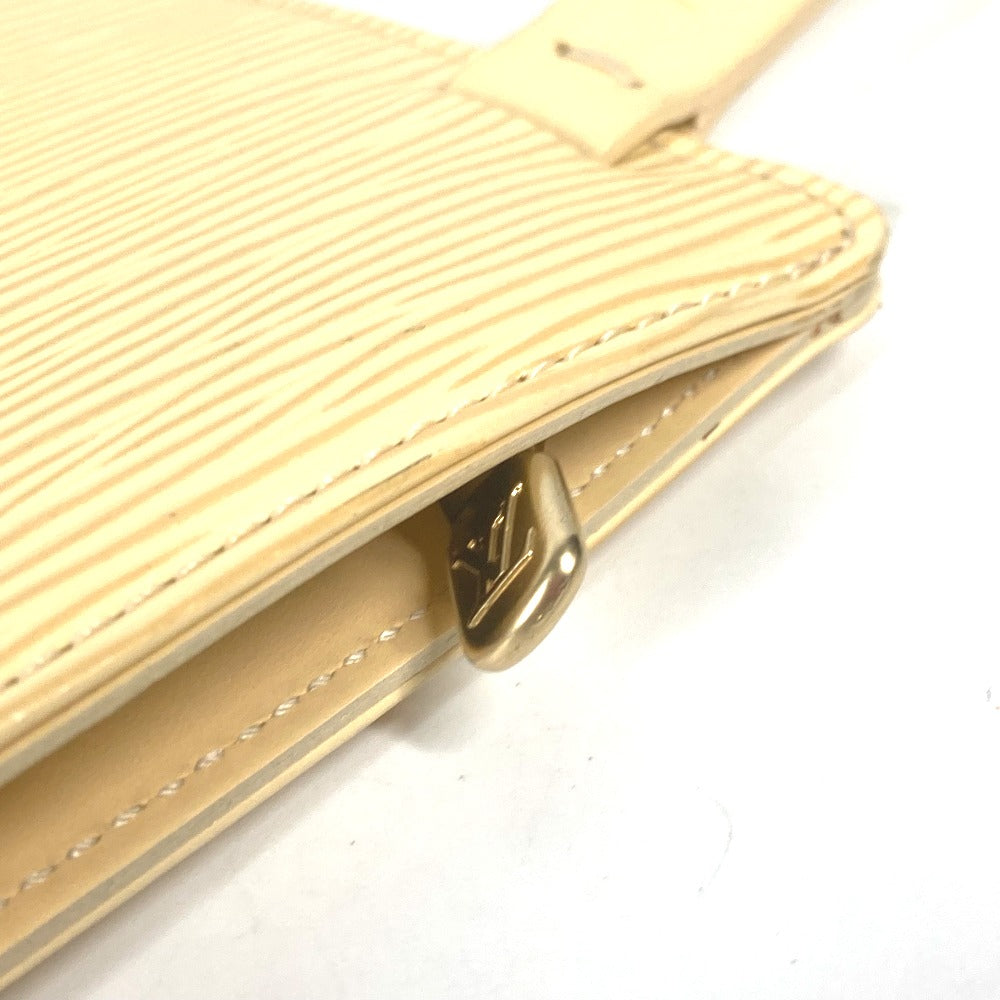 LOUIS VUITTON M5292A エピ ロシェル ベルトバッグ カバン ボディバッグ ウエストポーチ ウエストバッグ エピレザー レディース ヴァニーユ イエロー