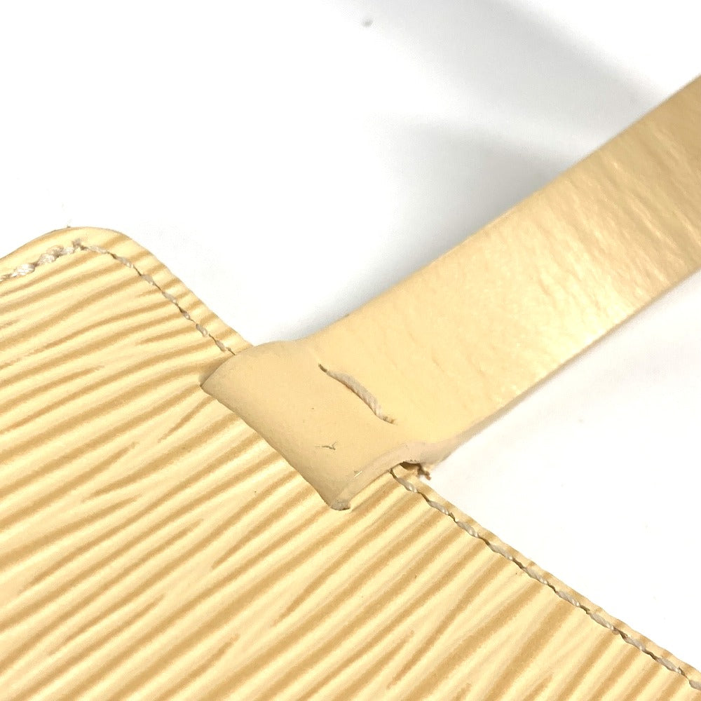 LOUIS VUITTON M5292A エピ ロシェル ベルトバッグ カバン ボディバッグ ウエストポーチ ウエストバッグ エピレザー レディース ヴァニーユ イエロー