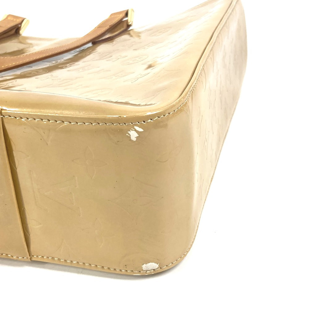 LOUIS VUITTON M91023 モノグラムヴェルニ コロンバス カバン トートバッグ 肩掛け ショルダーバッグ モノグラムヴェルニキャンバス レディース ベージュ