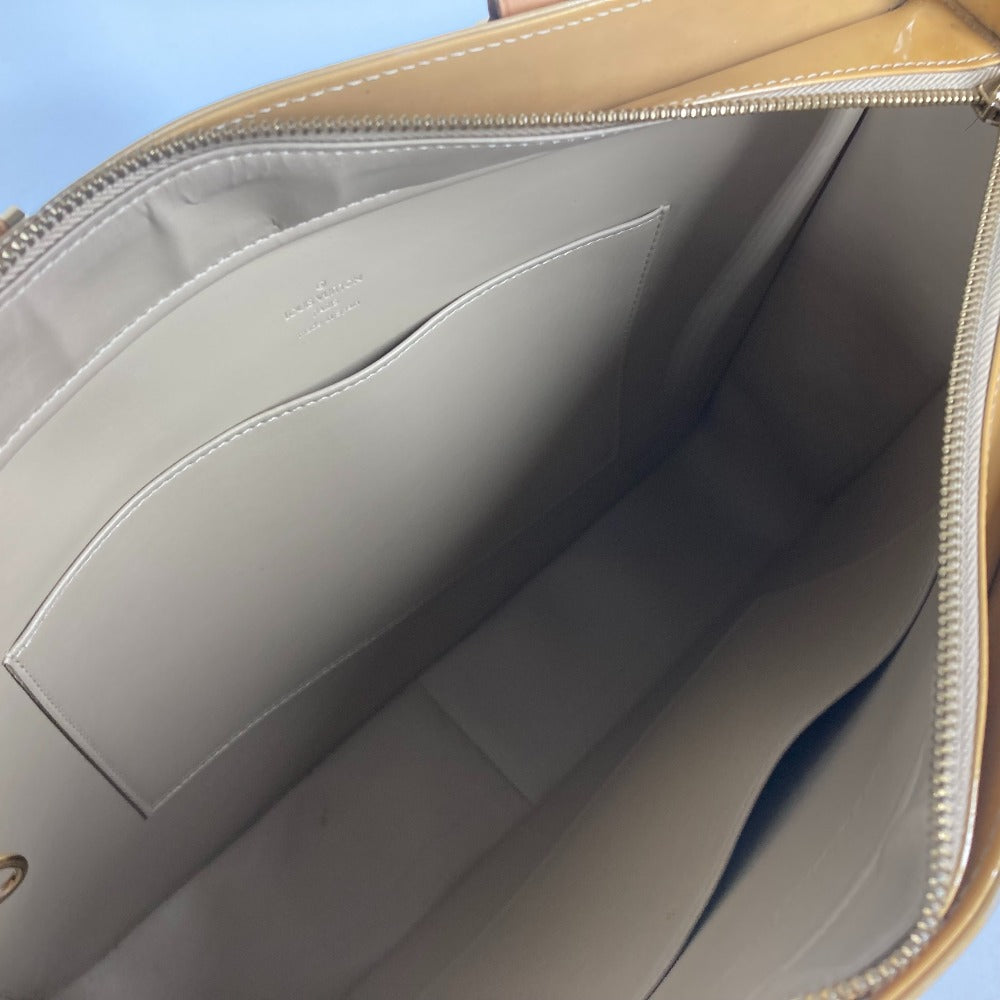 LOUIS VUITTON M91023 モノグラムヴェルニ コロンバス カバン トートバッグ 肩掛け ショルダーバッグ モノグラムヴェルニキャンバス レディース ベージュ