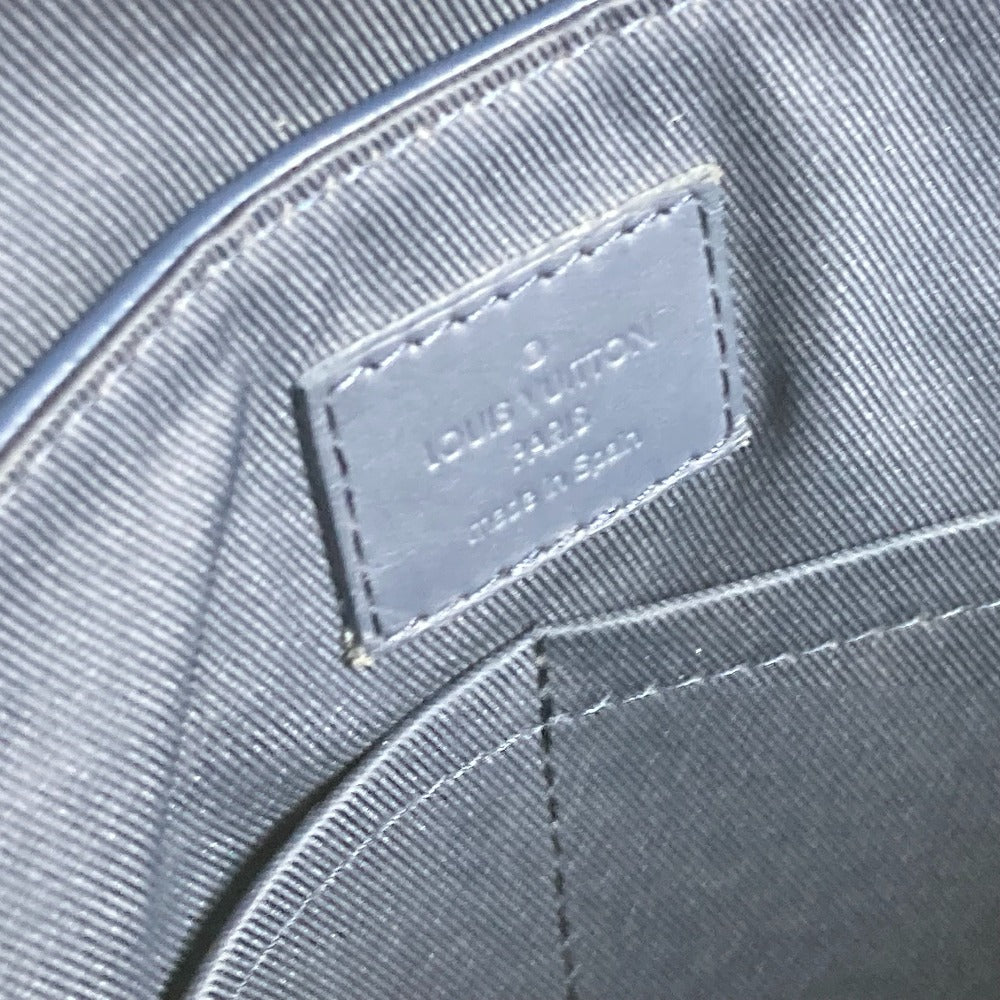 LOUIS VUITTON M21363 LV アエログラム テイクオフ メッセンジャー 斜め掛け カバン フラップ ショルダーバッグ レザー レディース ネイビー