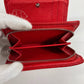 LOUIS VUITTON M82103 草間彌生コラボ LV×YK ポルトフォイユ クレア コンパクトウォレット 2つ折り財布 レザー レディース ルージュ レッド