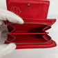 LOUIS VUITTON M82103 草間彌生コラボ LV×YK ポルトフォイユ クレア コンパクトウォレット 2つ折り財布 レザー レディース ルージュ レッド