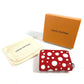 LOUIS VUITTON M82103 草間彌生コラボ LV×YK ポルトフォイユ クレア コンパクトウォレット 2つ折り財布 レザー レディース ルージュ レッド