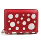 LOUIS VUITTON M82103 草間彌生コラボ LV×YK ポルトフォイユ クレア コンパクトウォレット 2つ折り財布 レザー レディース ルージュ レッド