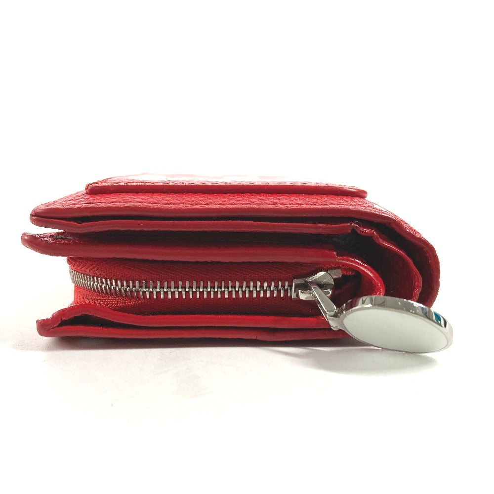 LOUIS VUITTON M82103 草間彌生コラボ LV×YK ポルトフォイユ クレア コンパクトウォレット 2つ折り財布 レザー レディース ルージュ レッド