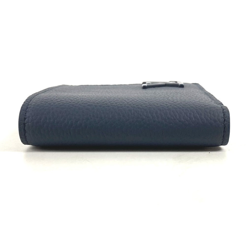 LOUIS VUITTON M81822 LV アエロ ポルトフォイユ・ミュルティプル コンパクトウォレット 2つ折り財布 レザー メンズ マリーヌ ネイビー