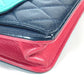 CHANEL AP1138 2020クルーズ トリコロールカラー チェーンウォレット CC ココマーク カバン ショルダーバッグ 斜め掛け ポシェット 長財布 キャビアスキン レディース ネイビー
