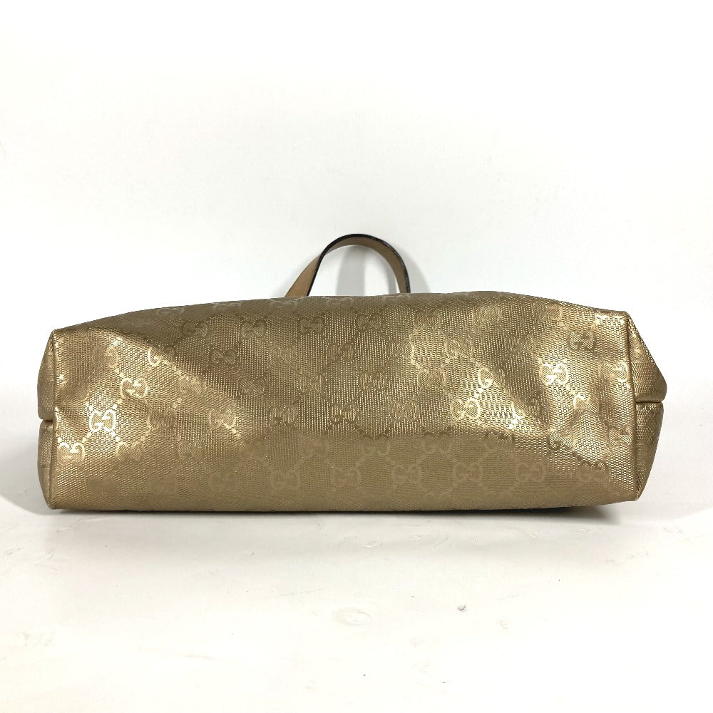 GUCCI 211138 GG インプリメ 肩掛け カバン トートバッグ ショルダーバッグ PVC/レザー メンズ ゴールド