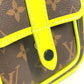 LOUIS VUITTON M80793 モノグラムマカサー クリストファー ウェアラブル ウォレット 斜め掛け ポシェット カバン ショルダーバッグ モノグラムキャンバス メンズ ブラウン