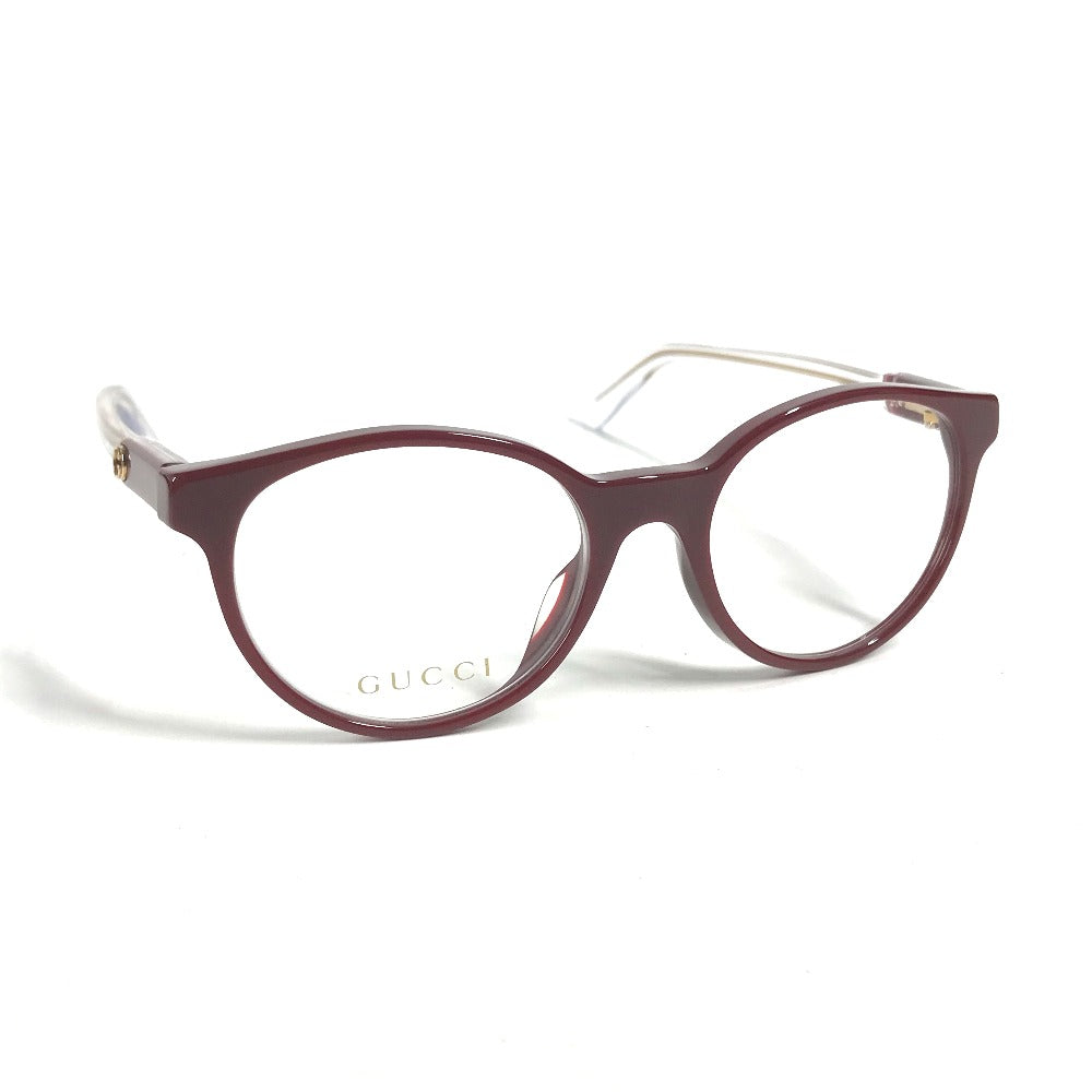 GUCCI GG0487OA 伊達眼鏡 メガネ アイウェア GG ロゴ 眼鏡 プラスチック ユニセックス ゴールド